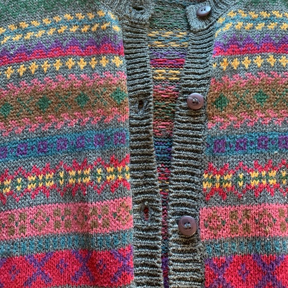 Cotton and ramie cardigan - Picture 2 of 3